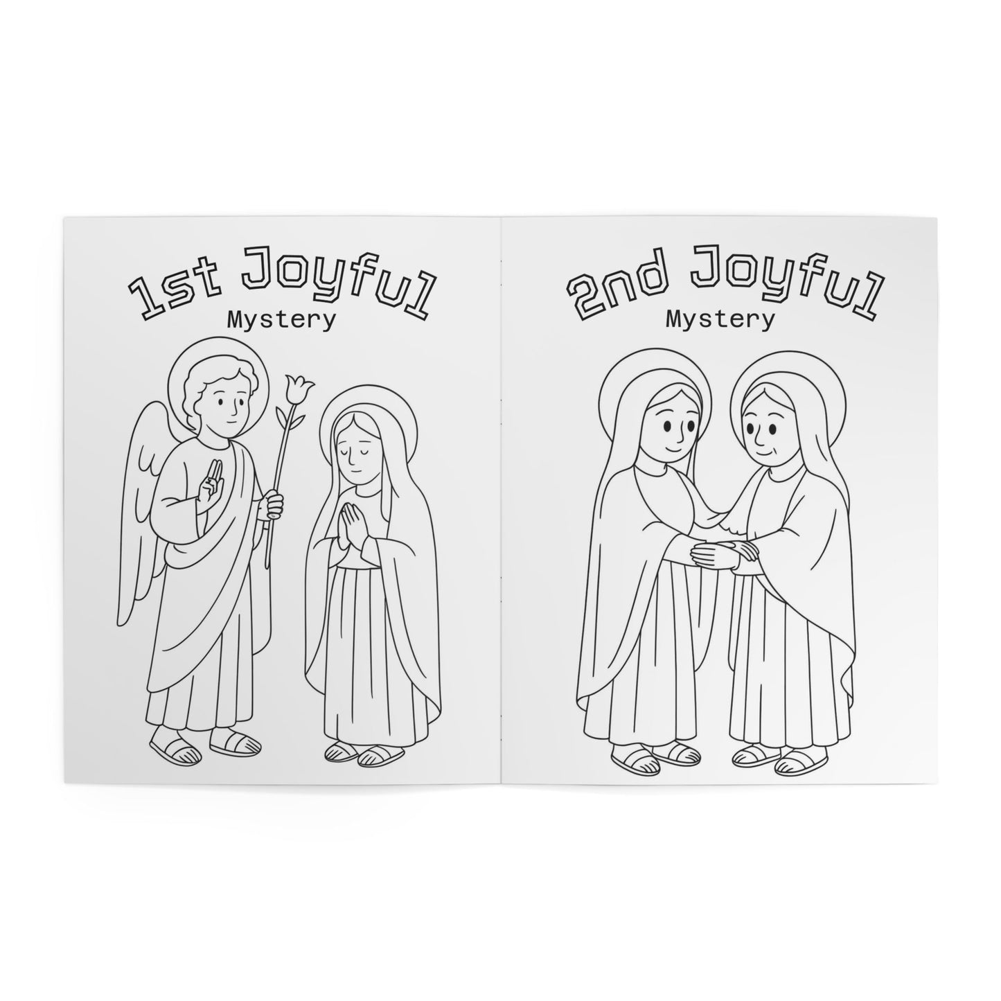 Rosary Coloring Book — My Rosary: 20 Mysteries Coloring & Prayer Activity Book - Ludus Catholic Games