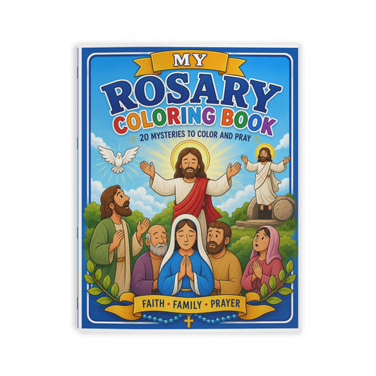 Rosary Coloring Book — My Rosary: 20 Mysteries Coloring & Prayer Activity Book - Ludus Catholic Games