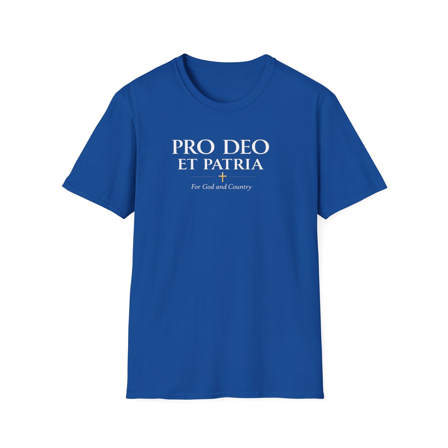 Pro Deo et Patria T-Shirt — "For God and Country" Patriotic Faith Tee - Ludus Catholic Games