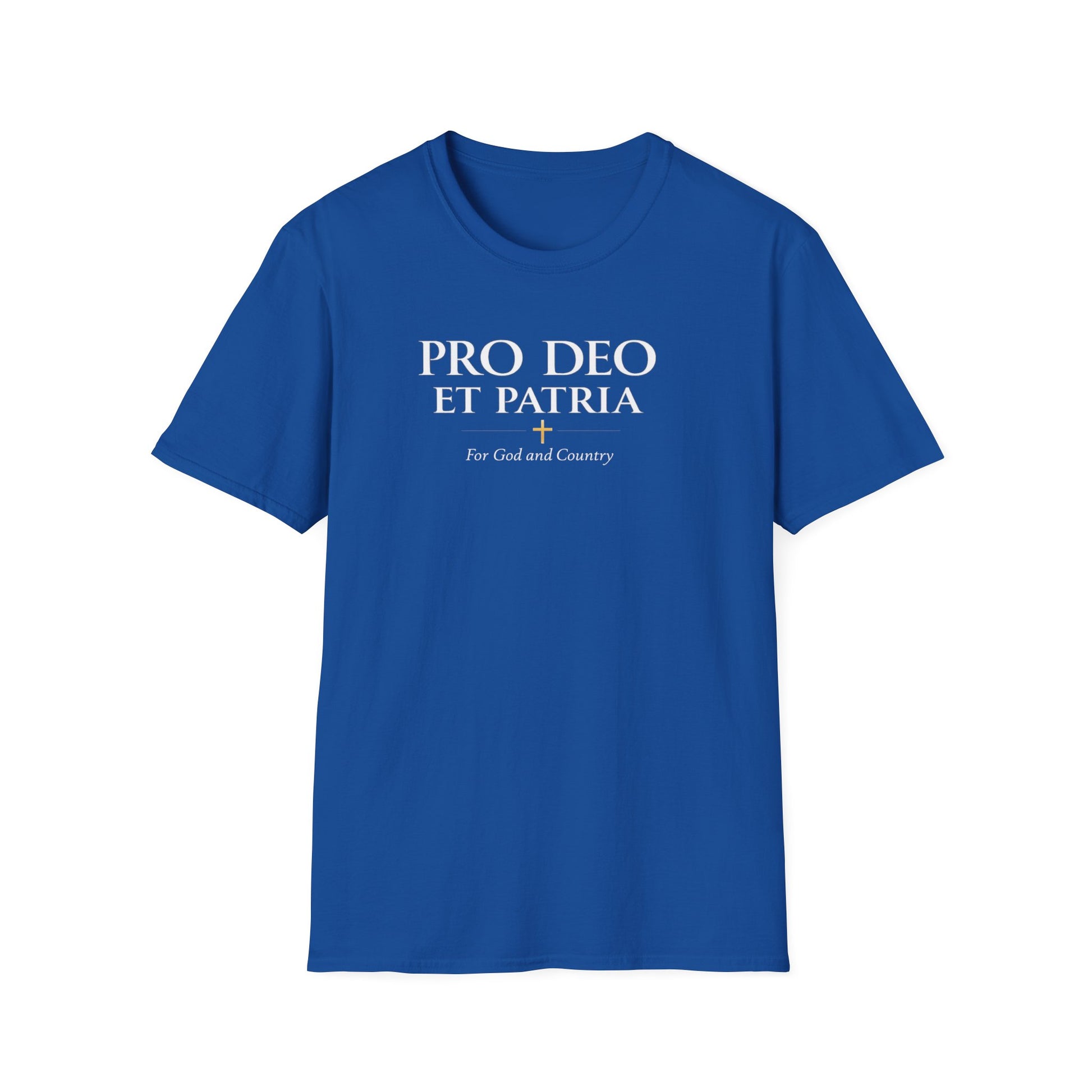 Pro Deo et Patria T-Shirt — "For God and Country" Patriotic Faith Tee - Ludus Catholic Games