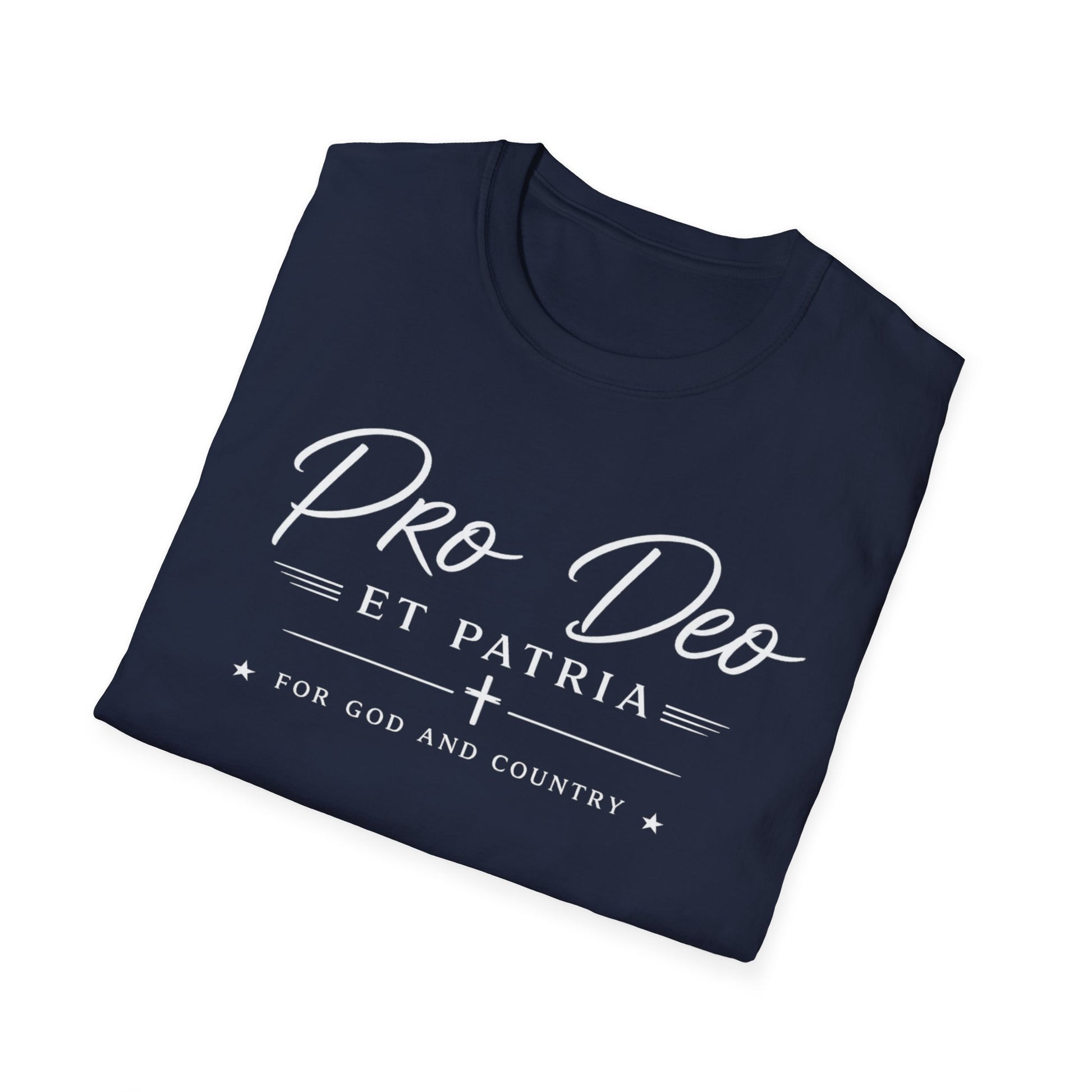 Pro Deo et Patria T‑Shirt — For God and Country Patriotic Faith Tee - Ludus Catholic Games