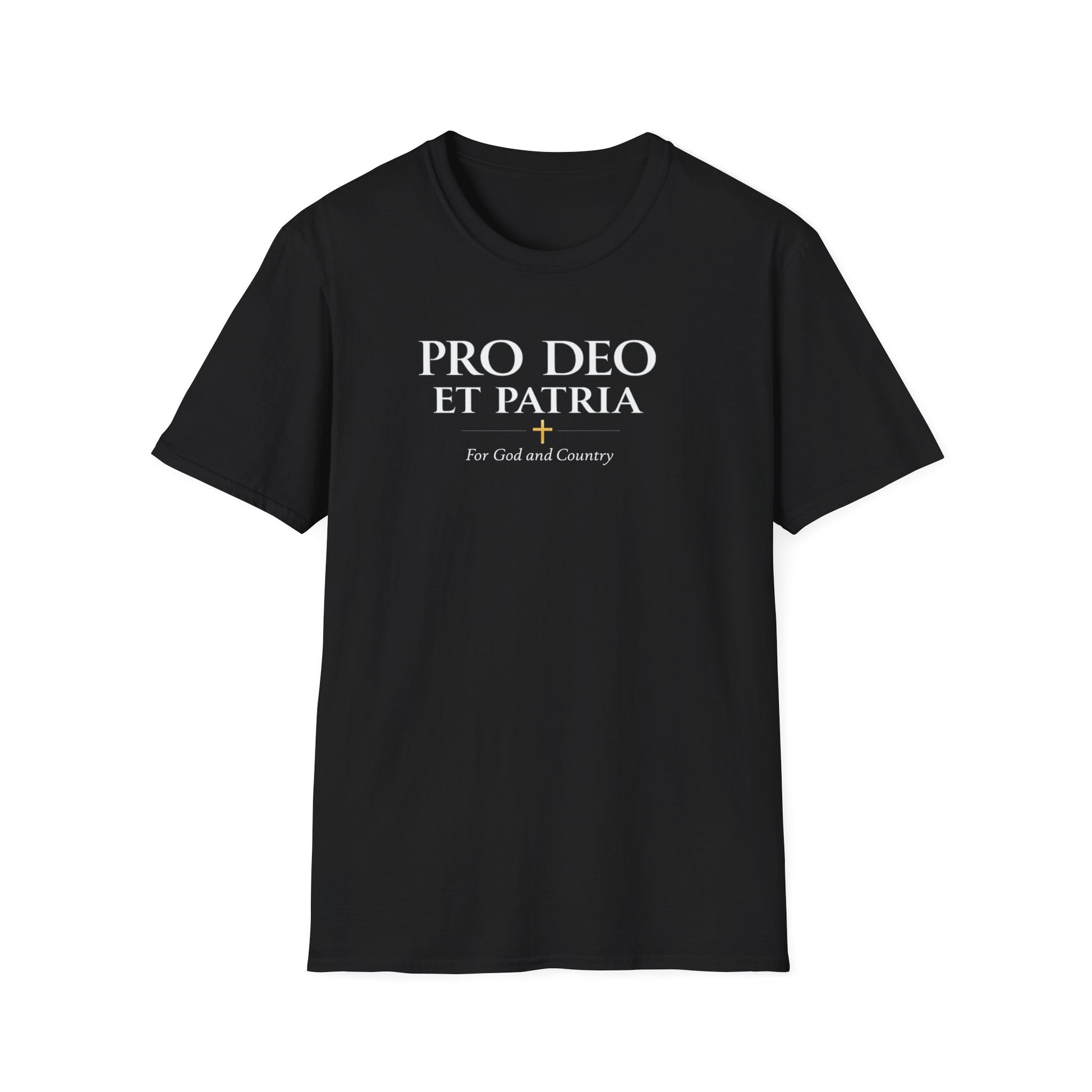 Pro Deo et Patria T-Shirt — “For God and Country” Patriotic Tee - Ludus Catholic Games