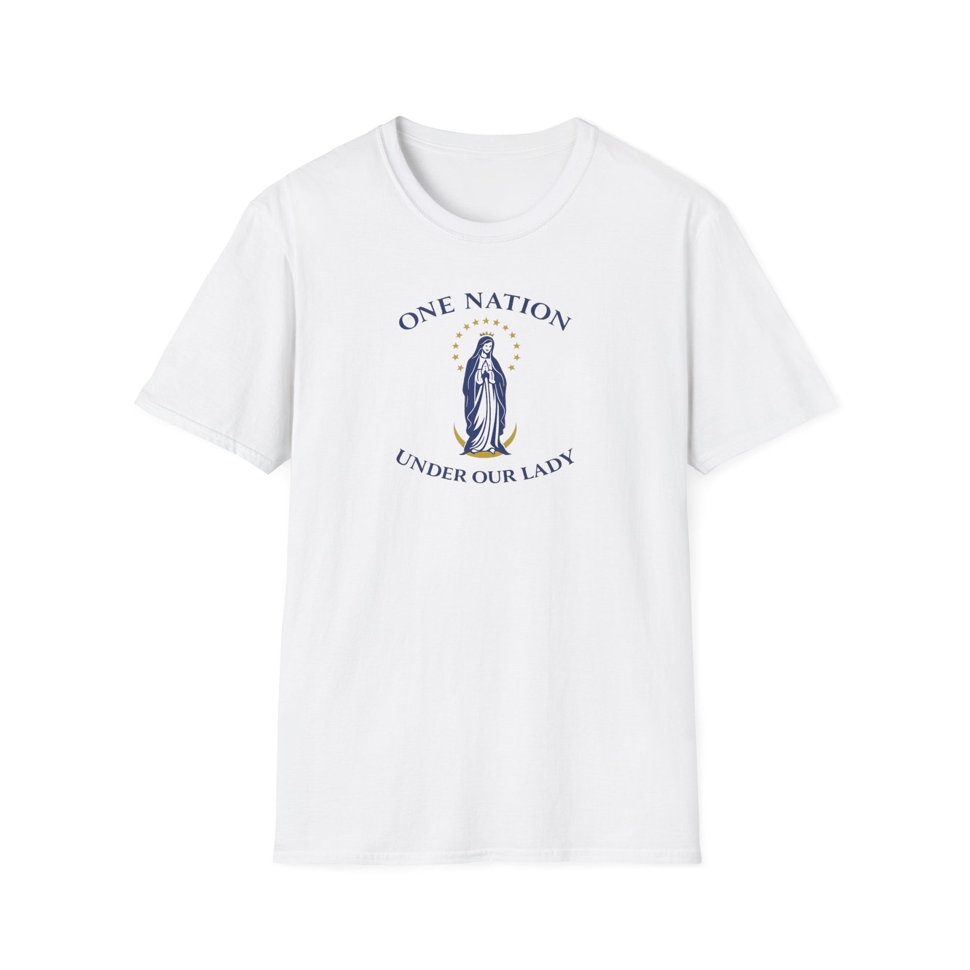 One Nation Under Our Lady T-Shirt - Ludus Catholic Games