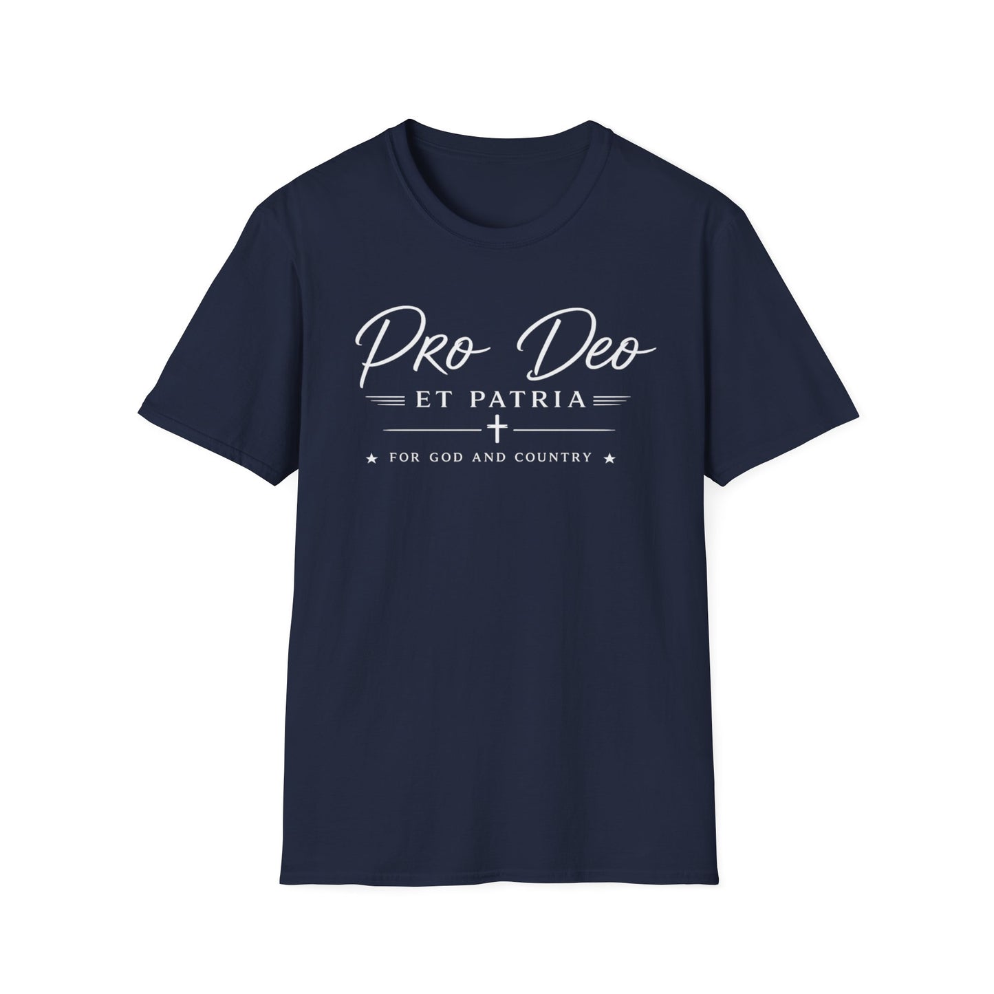 Pro Deo et Patria T‑Shirt — For God and Country Patriotic Faith Tee - Ludus Catholic Games