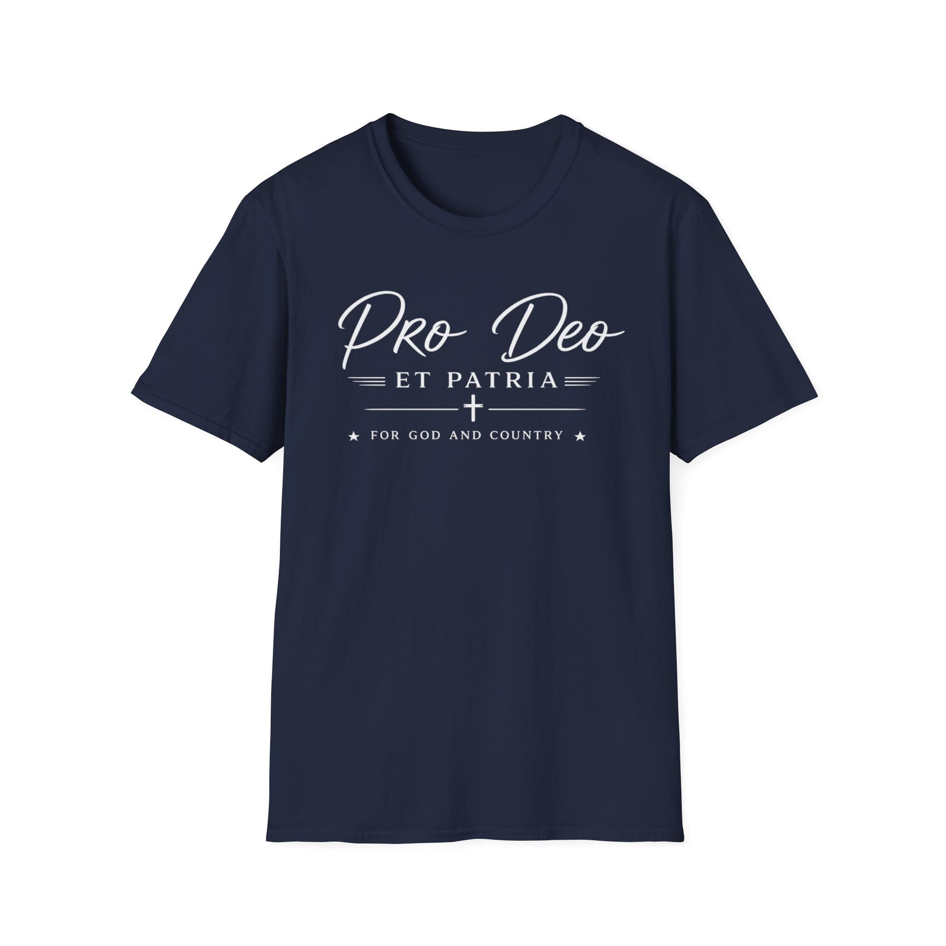 Pro Deo et Patria T‑Shirt — For God and Country Patriotic Faith Tee - Ludus Catholic Games