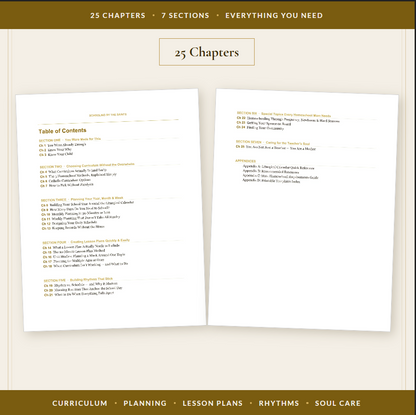 Catholic Homeschool Planner | Liturgical Year Workbook (PDF Download) | Schooling by the Saints - Ludus Catholic Games