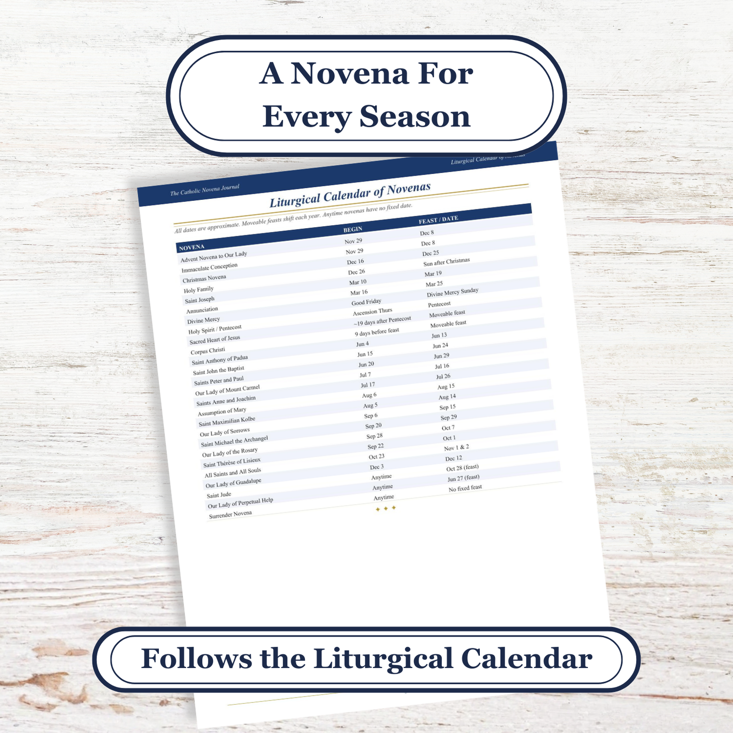 Catholic Novena Journal, Liturgical Year Prayers, 27 Novenas, Guided Tracker (PDF Download) - Ludus Catholic Games