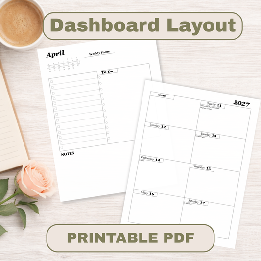 Traditional Latin Mass Catholic Planner 2026-2027 | Dashboard Weekly Layout | Printable PDF - Ludus Catholic Games