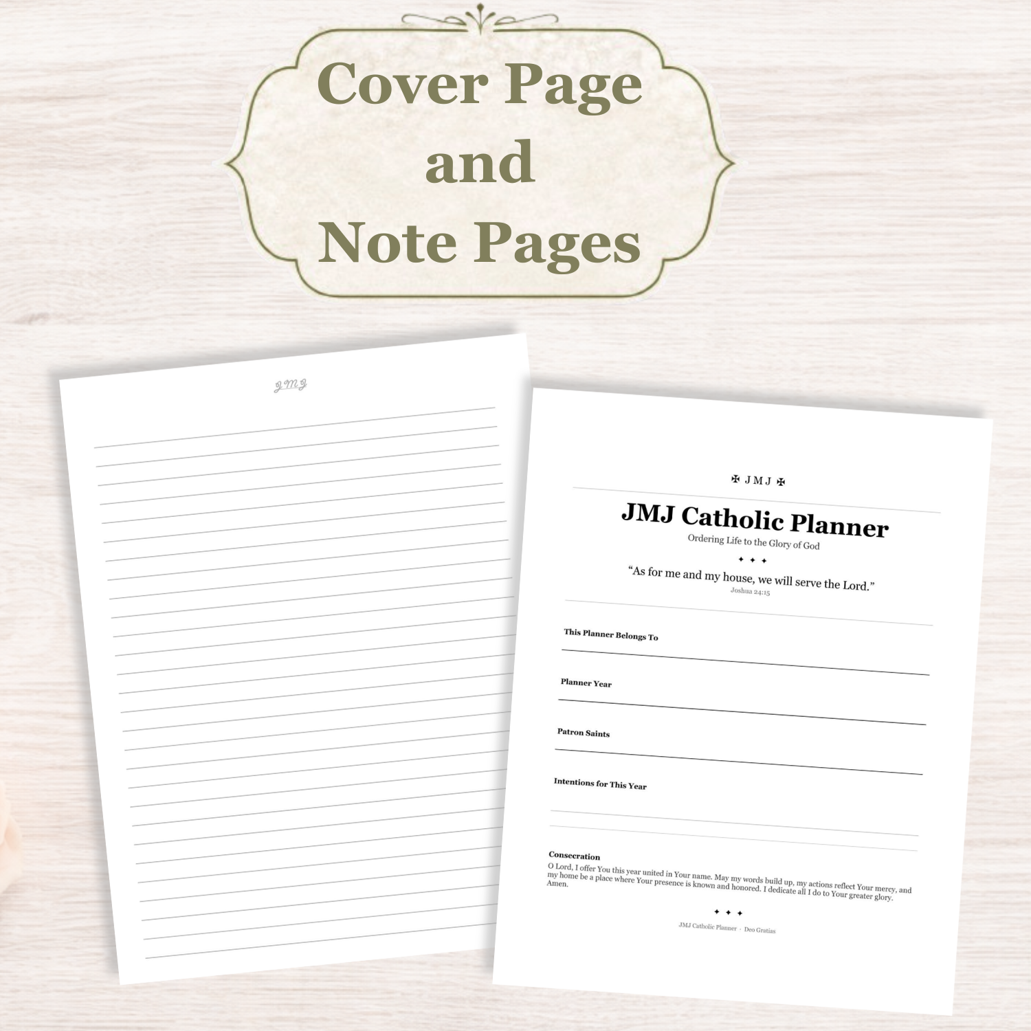 Traditional Latin Mass Catholic Planner 2026-2027 | Dashboard Weekly Layout | Printable PDF - Ludus Catholic Games