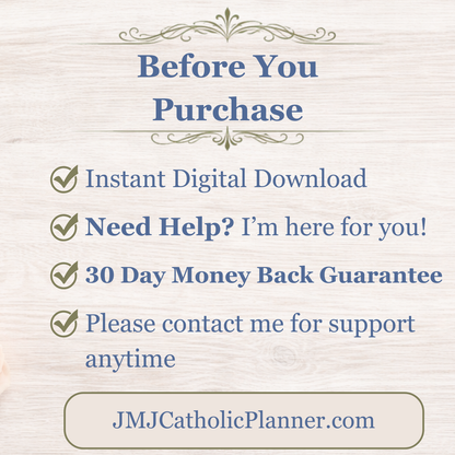 Traditional Latin Mass Catholic Planner 2026-2027 | Dashboard Weekly Layout | Printable PDF - Ludus Catholic Games