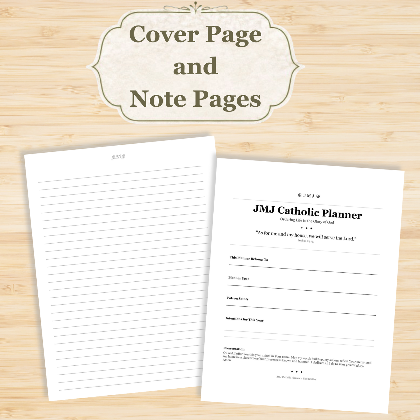 Traditional Latin Mass Catholic Planner 2026 July to Dec | Daily w/ Blocks Layout | Printable PDF - Ludus Catholic Games