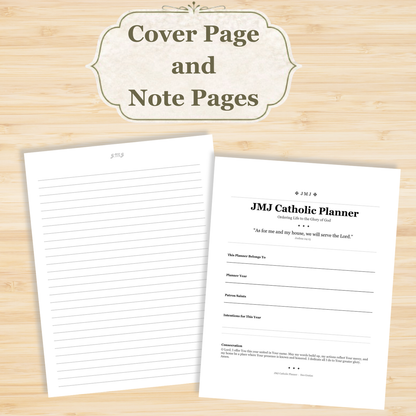 Traditional Latin Mass Catholic Planner 2026 July to Dec | Daily w/ Blocks Layout | Printable PDF - Ludus Catholic Games
