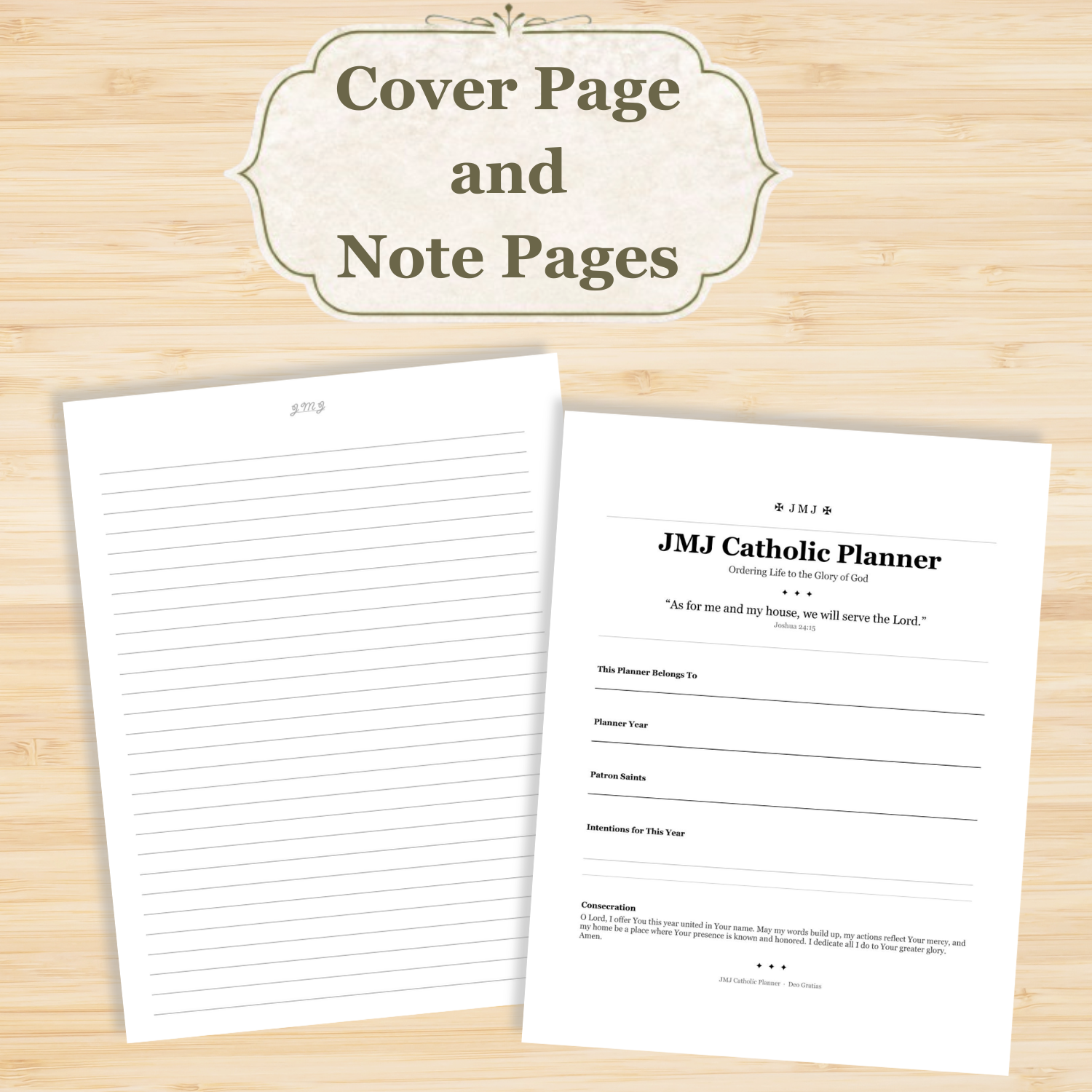 Traditional Latin Mass Catholic Planner 2027 Jan to June | Daily w/ Blocks Layout | Printable PDF - Ludus Catholic Games