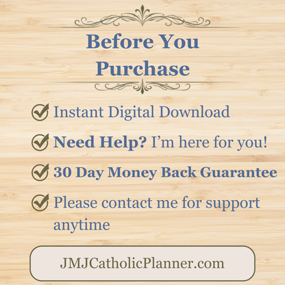 Traditional Latin Mass Catholic Planner 2026 July to Dec | Daily w/ Hours Layout | Printable PDF - Ludus Catholic Games