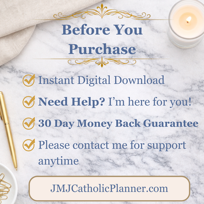 Catholic Planner 2026 | Grow in Holiness July-September Q3 (PDF Download) - Ludus Catholic Games