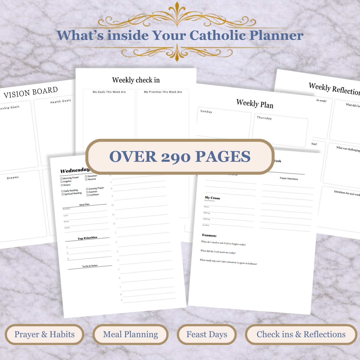 Catholic Planner 2026 | Grow in Holiness October-December Q4 (PDF Download) - Ludus Catholic Games