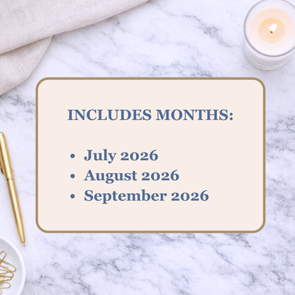 Catholic Planner 2026 | Grow in Holiness July-September Q3 (PDF Download) - Ludus Catholic Games