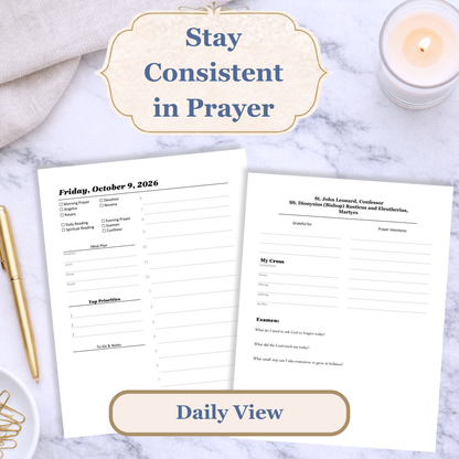 Catholic Planner 2026 | Grow in Holiness October-December Q4 (PDF Download) - Ludus Catholic Games