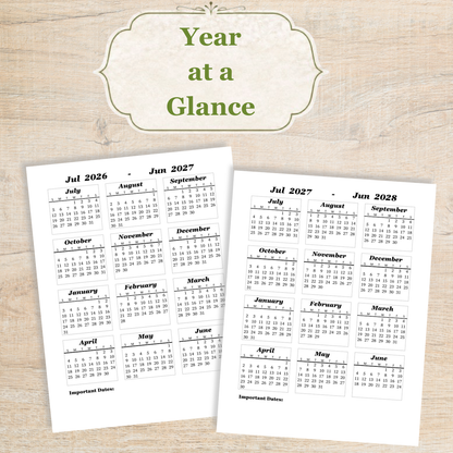 Traditional Latin Mass Catholic Planner 2026-2027 | Homeschool Weekly Layout | Printable PDF - Ludus Catholic Games