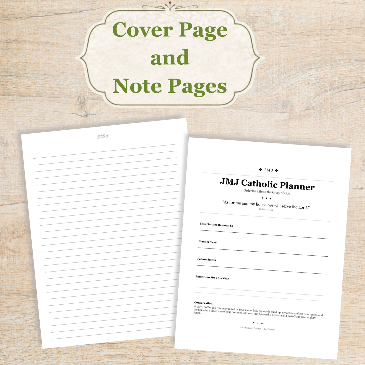 Traditional Latin Mass Catholic Planner 2026-2027 | Horizontal Weekly Layout | Printable PDF - Ludus Catholic Games