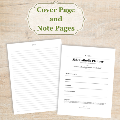 Traditional Latin Mass Catholic Planner 2026-2027 | Horizontal Weekly Layout | Printable PDF - Ludus Catholic Games