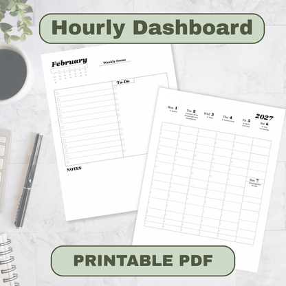 Traditional Latin Mass Catholic Planner 2026-2027 | Hourly Dashboard Weekly Layout | Printable PDF - Ludus Catholic Games