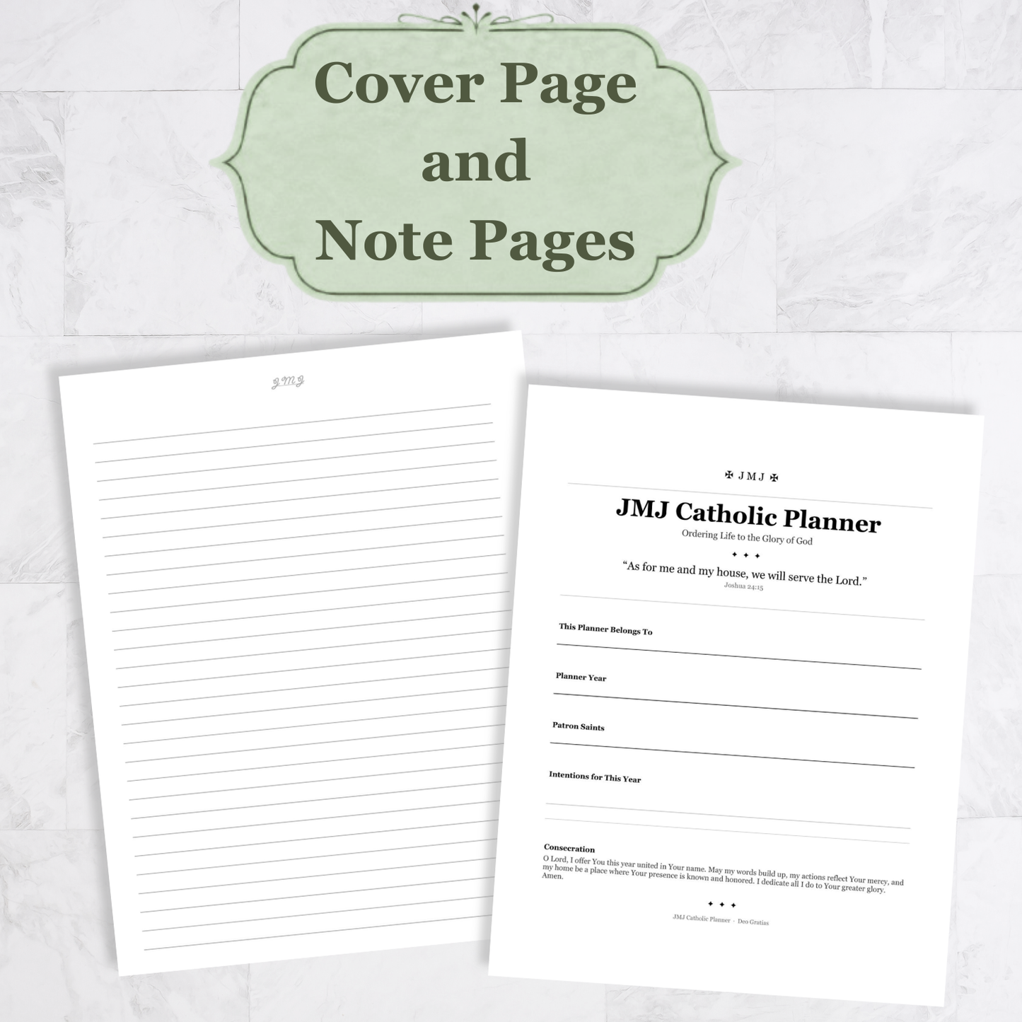 Traditional Latin Mass Catholic Planner 2026-2027 | Hourly Dashboard Weekly Layout | Printable PDF - Ludus Catholic Games