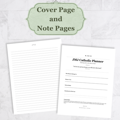 Traditional Latin Mass Catholic Planner 2026-2027 | Hourly Dashboard Weekly Layout | Printable PDF - Ludus Catholic Games