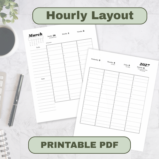 Traditional Latin Mass Catholic Planner 2026-2027 | Hourly Weekly Layout | Printable PDF - Ludus Catholic Games