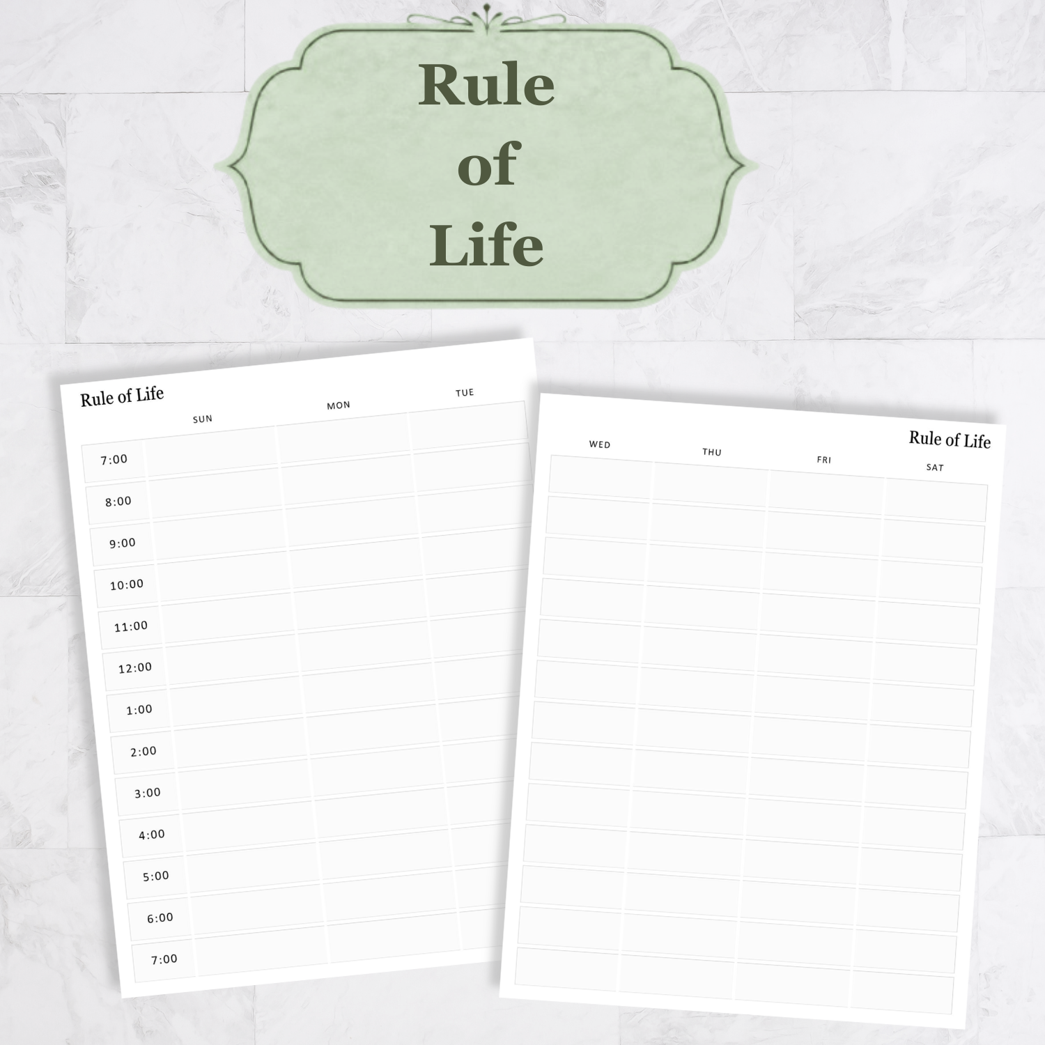 Traditional Latin Mass Catholic Planner 2026-2027 | Hourly Weekly Layout | Printable PDF - Ludus Catholic Games