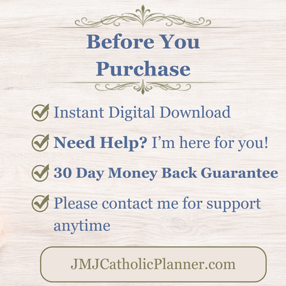 Traditional Latin Mass Catholic Planner 2026-2027 | Vertical Weekly Layout | Printable PDF - Ludus Catholic Games